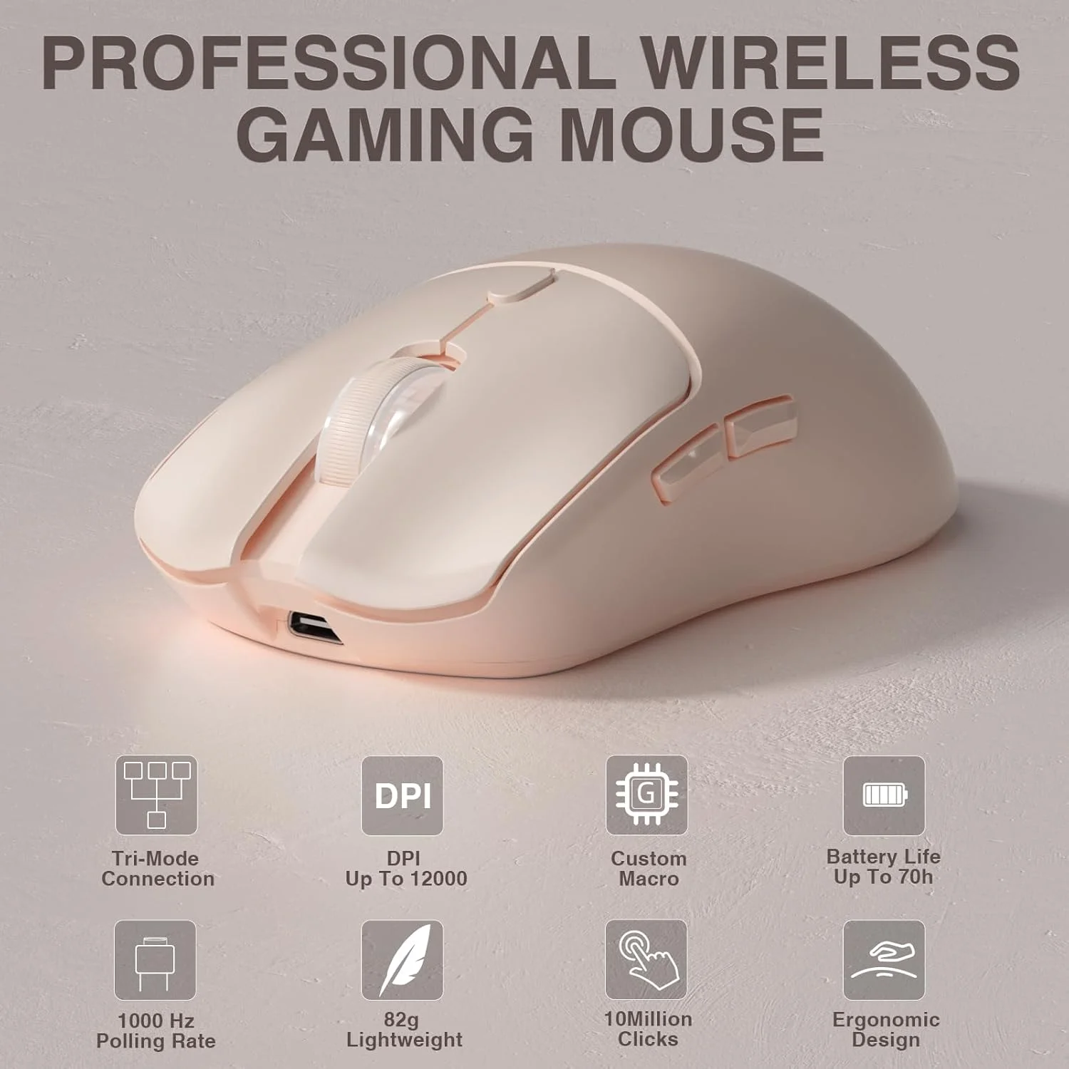 Mouse Gaming Esports - Mouse da Gaming Wireless AULA SC580X