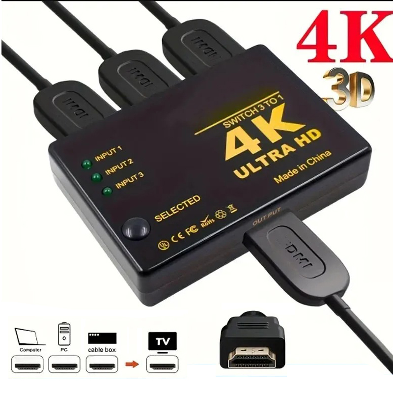 Esports Gaming Hub - Switcher 4K Switch compatibile HDMI 3