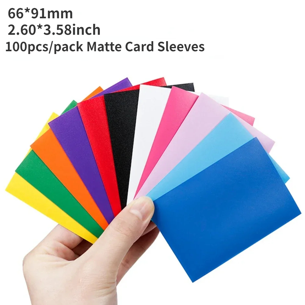 Esports Gaming Sleeve - 100 PZ 66x91mm Manicotti Per Carte