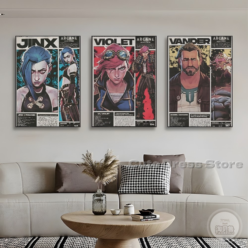 Stampa su tela Arcane, decoraz - Esports Gaming Poster recensione e prezzo