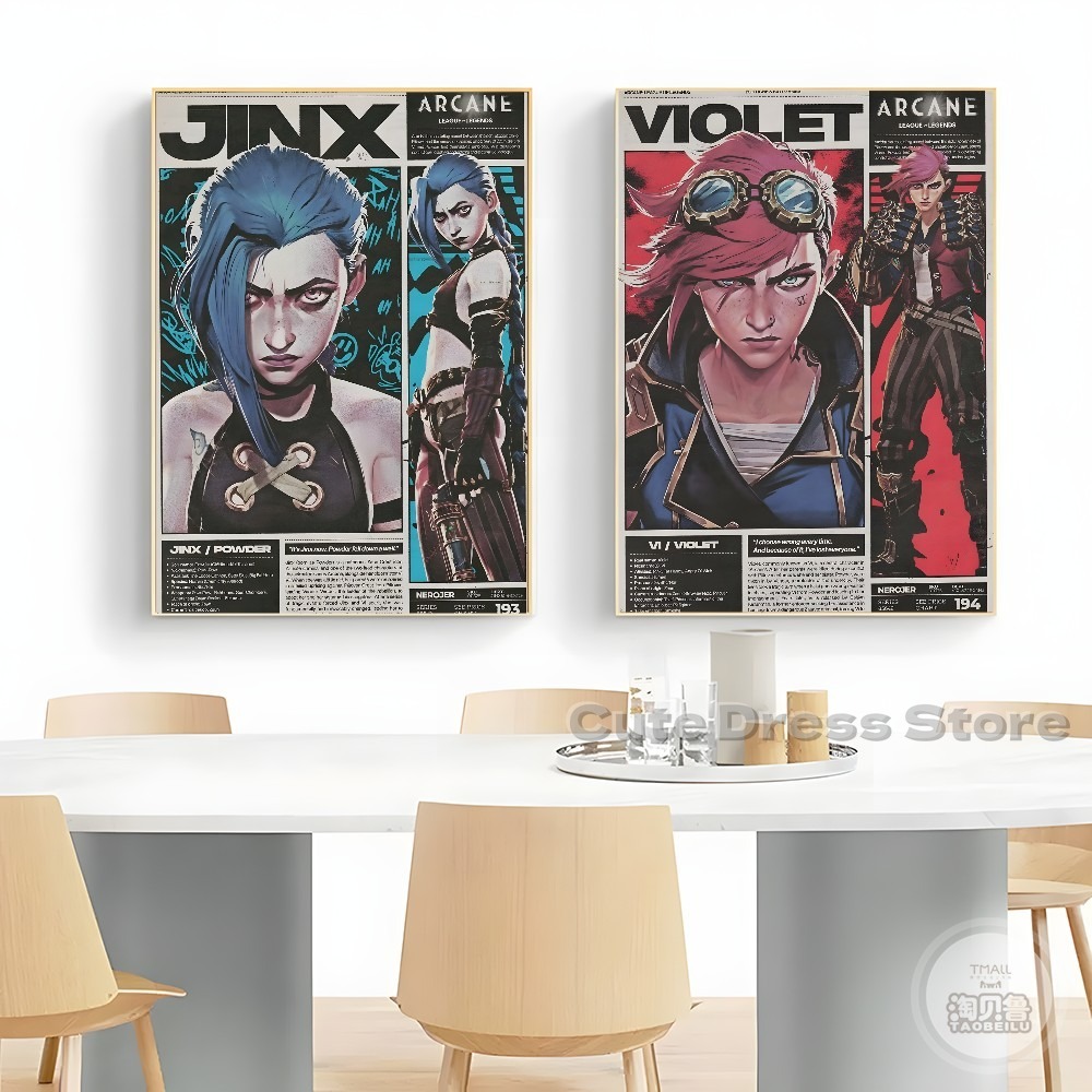Stampa su tela Arcane, decoraz - Esports Gaming Poster recensione e prezzo