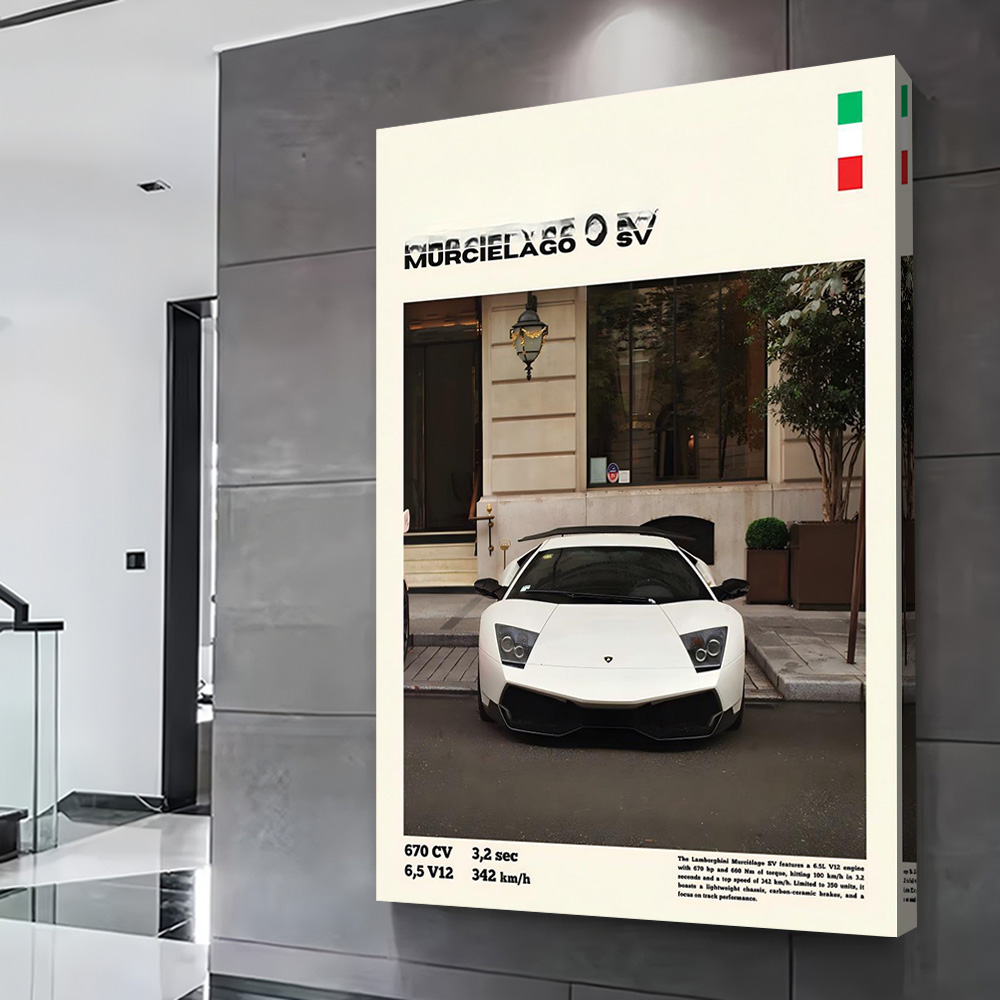 Sport Cari Murciélago SV Stamp - Esports Gaming Poster recensione e prezzo