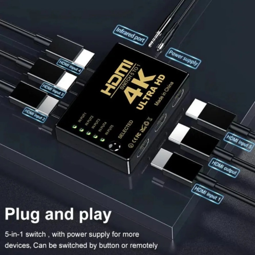 Switch HDMI 4K Switch HDMI 5 i - Esports Gaming Hub recensione e prezzo