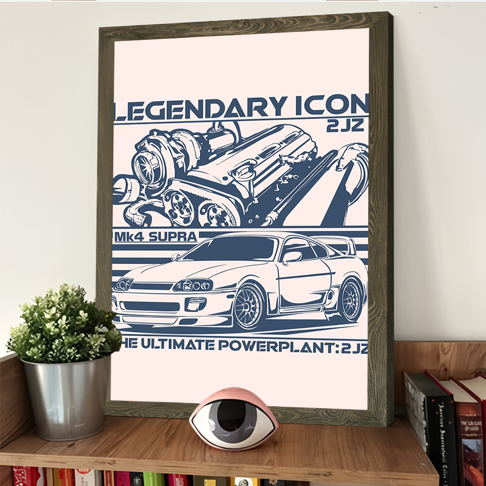 MK4 Auto Sportiva 2JZ Motore S - Esports Gaming Poster recensione e prezzo