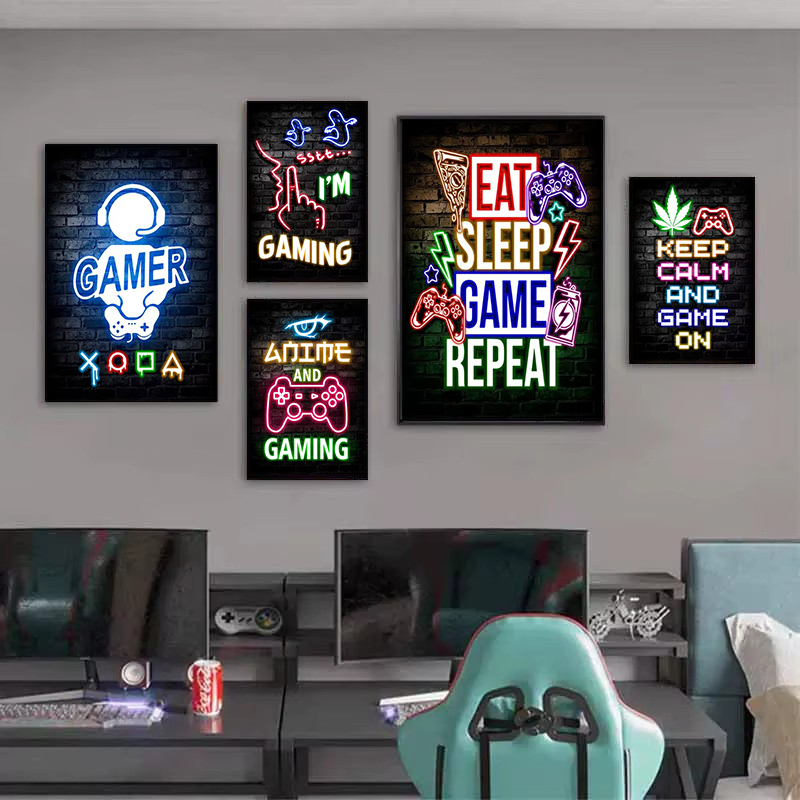 1 pz Quadro su tela senza corn - Esports Gaming Poster recensione e prezzo