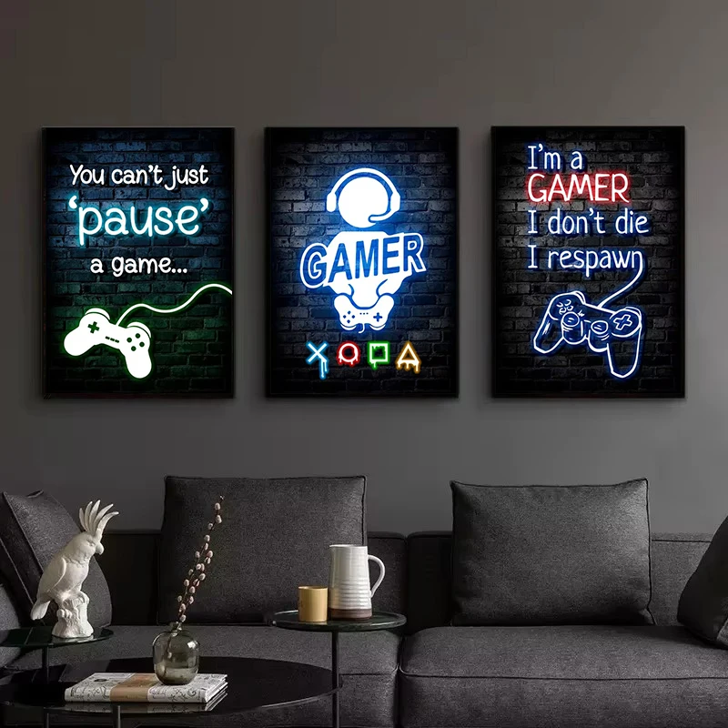 1 pz Quadro su tela senza corn - Esports Gaming Poster recensione e prezzo