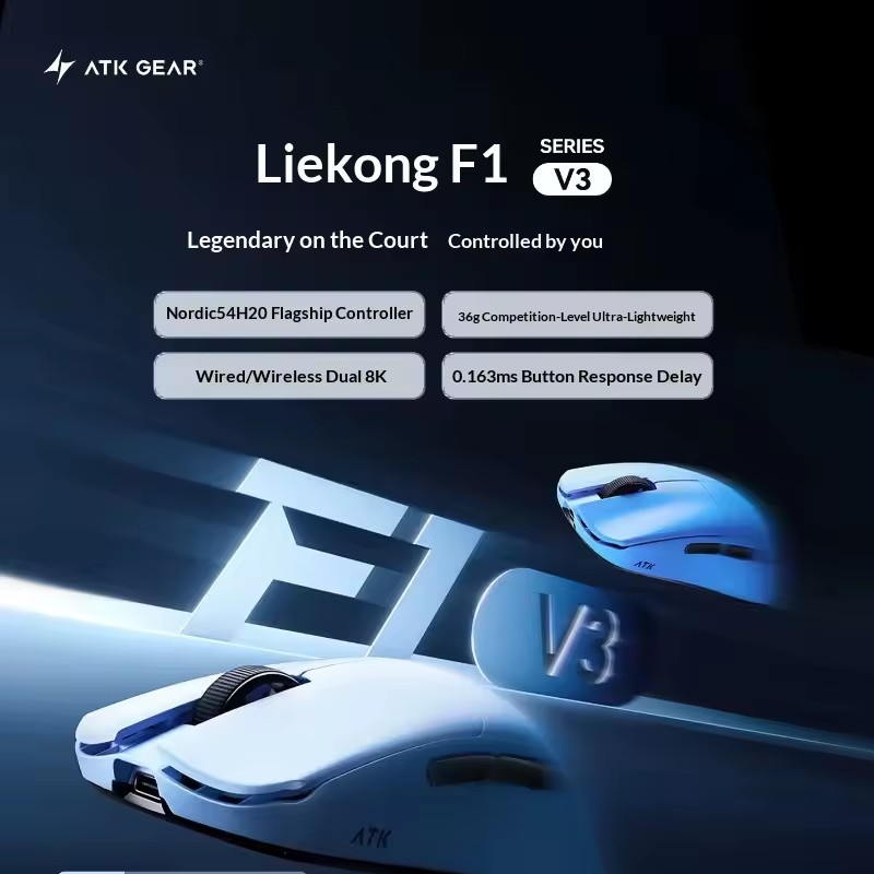 Mouse Wireless Tri-Mode ATK F1 - Mouse Gaming Esports recensione e prezzo
