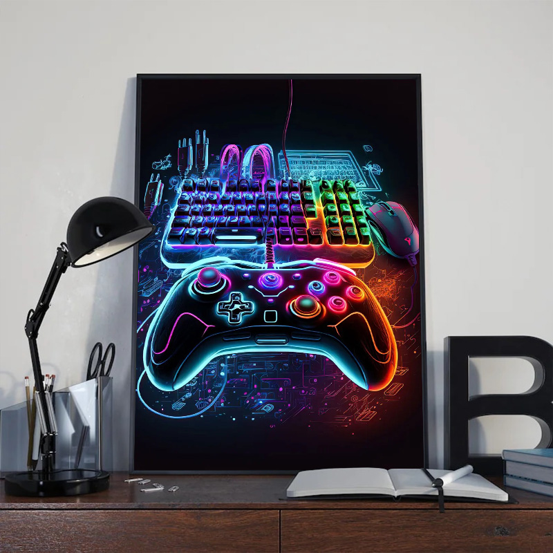 Neon Pop Cool Gaming Wall Art  - Esports Gaming Poster recensione e prezzo