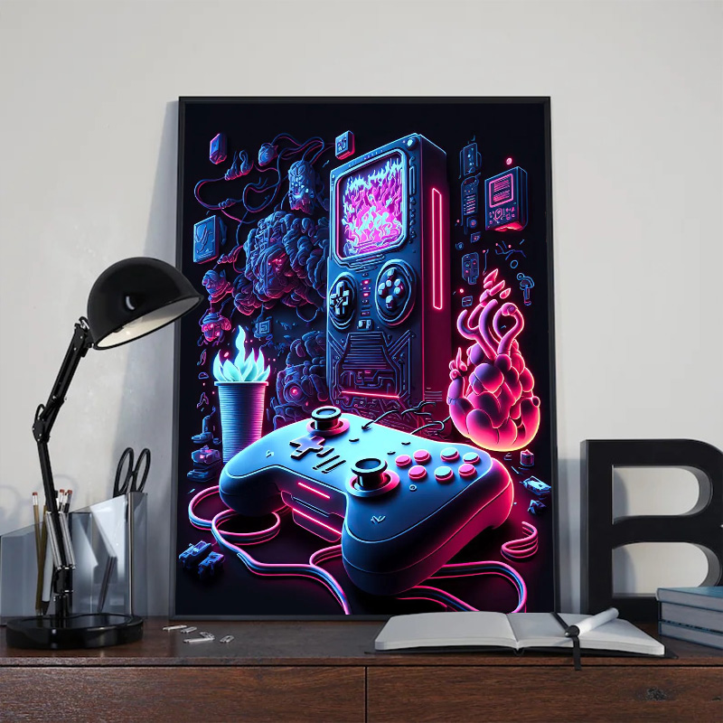 Neon Pop Cool Gaming Wall Art  - Esports Gaming Poster recensione e prezzo