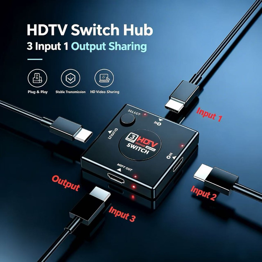 Switcher HDMI-compatibile 3x1, - Esports Gaming Hub recensione e prezzo