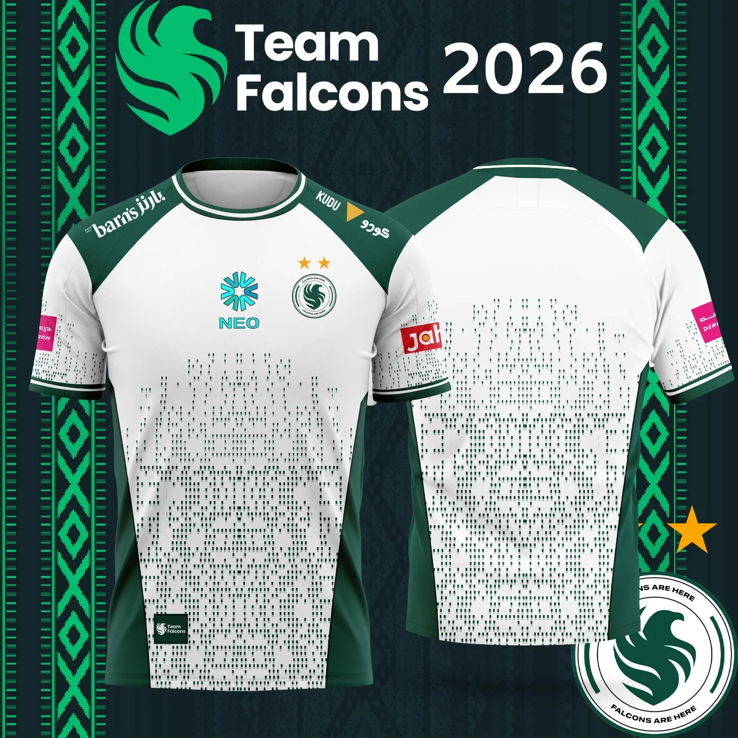 Nuova Maglia 2026 TEAM Falcons - Esports Gaming Sleeve recensione e prezzo