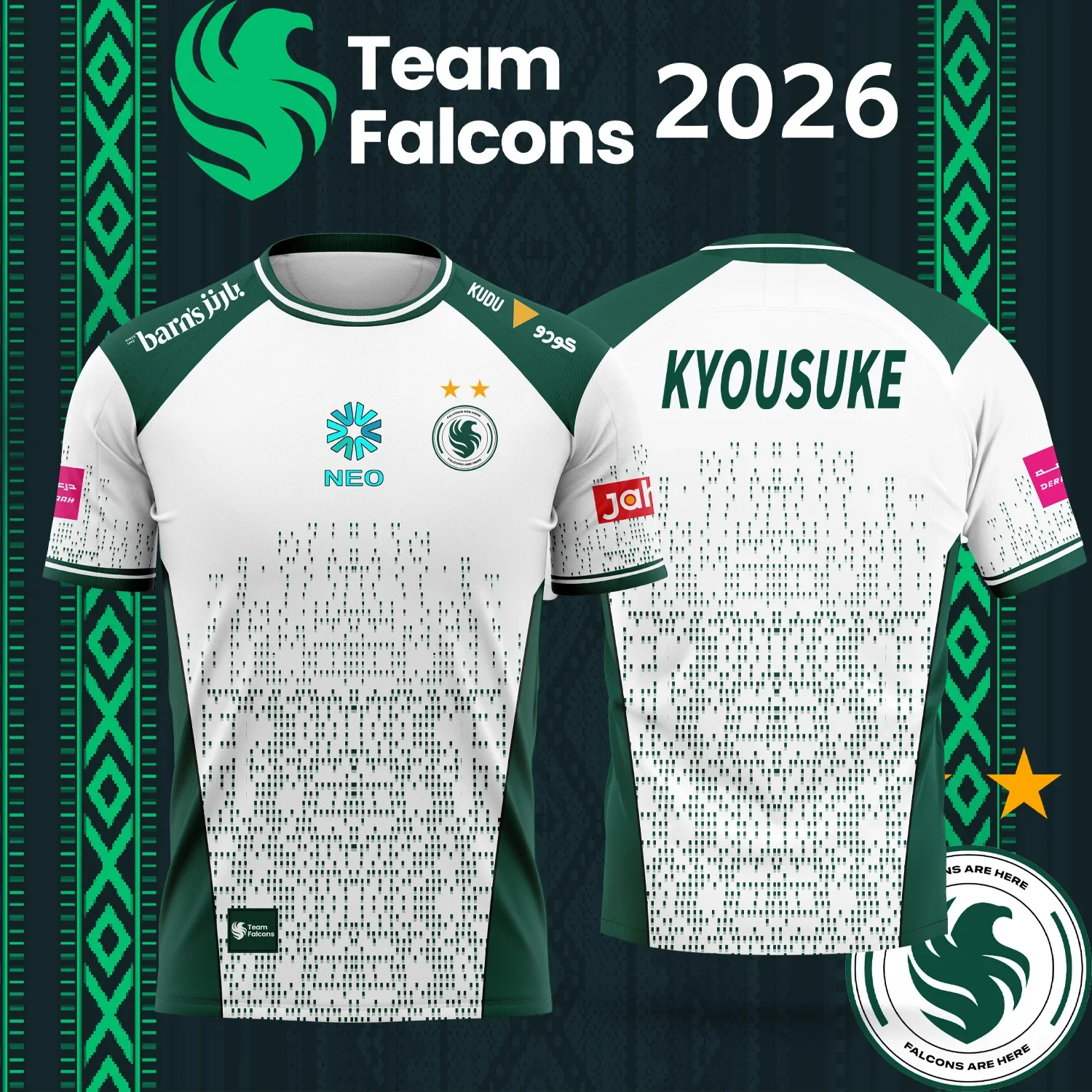 Nuova Maglia 2026 TEAM Falcons - Esports Gaming Sleeve recensione e prezzo
