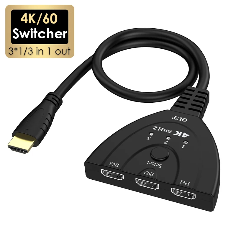Switcher HD Mini 3 Porte 4K 60 - Esports Gaming Hub recensione e prezzo